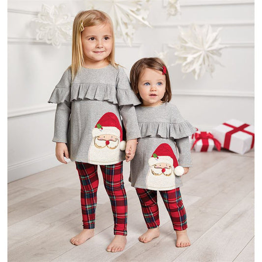 Tartan Santa Tunic Legging Set