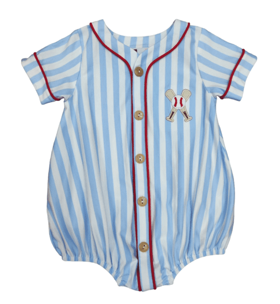 Baseball Stripe Boy Bubble