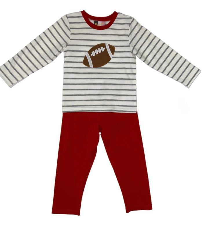 Football Appliqué Pant Set