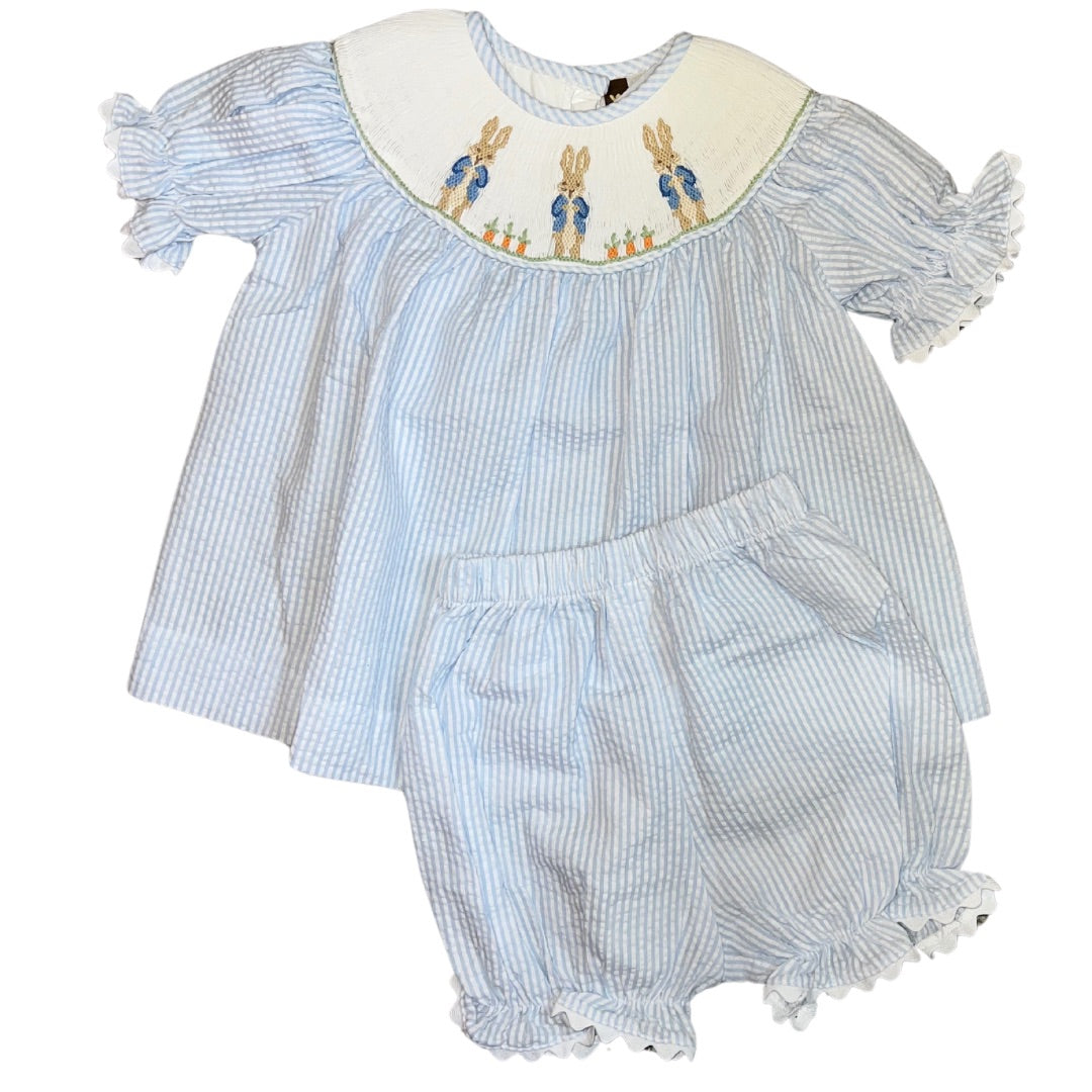 Peter Rabbit Smocked Bloomer Set