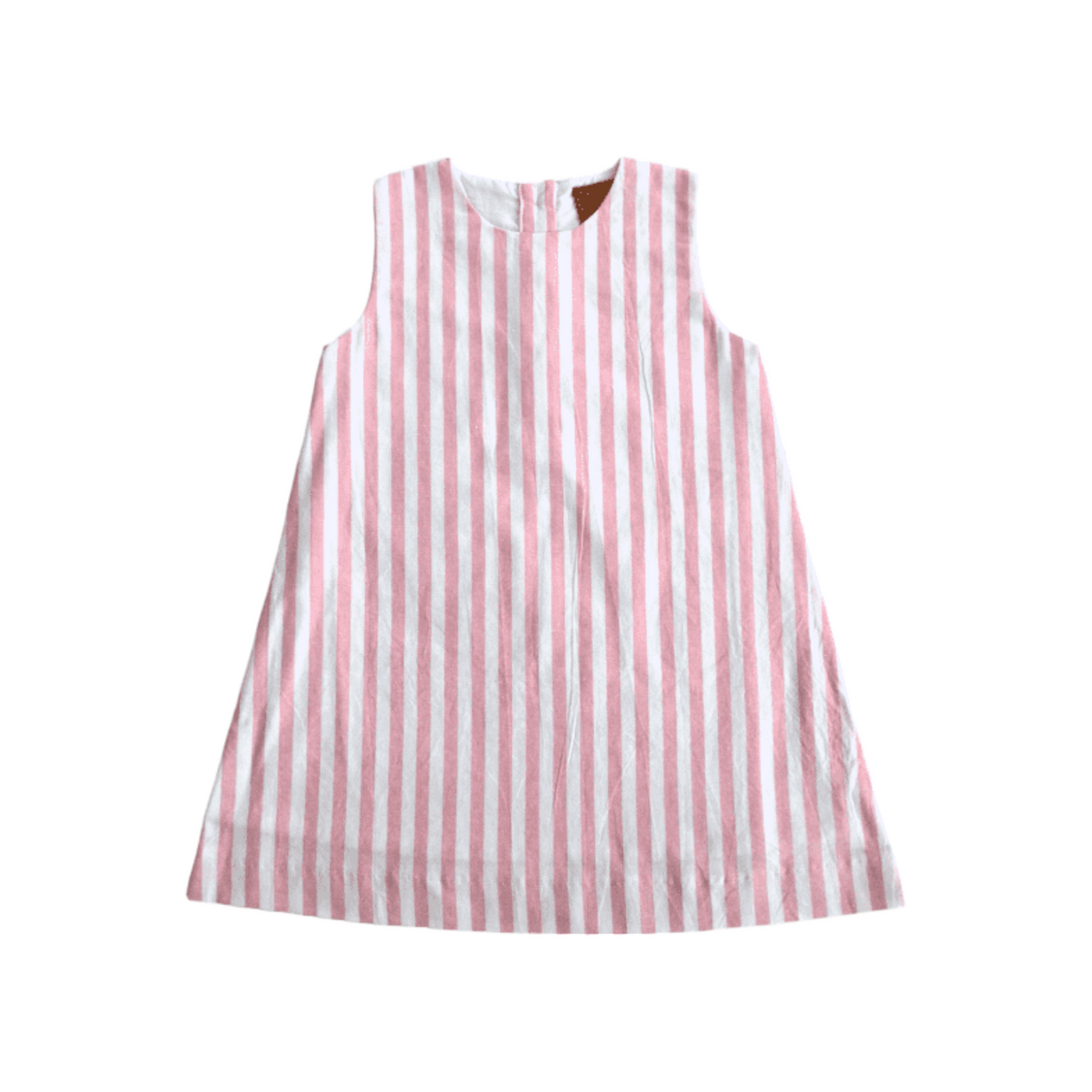 Saige A-line Pink Stripe Dress