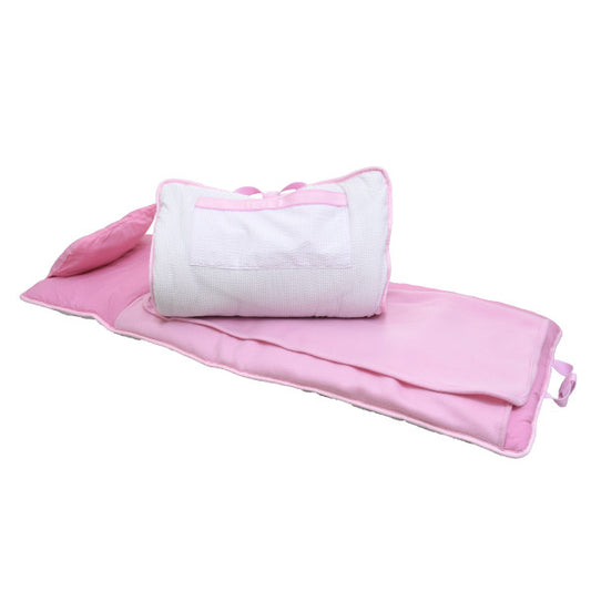 Pink Seersucker Nap Mat