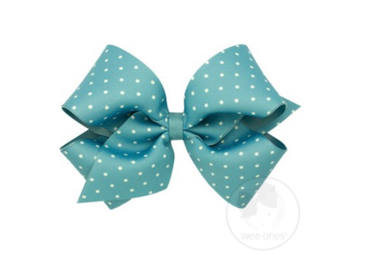 NLB Tiny Dot Overlay Bow