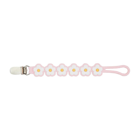 Pink Daisy Paci Clip