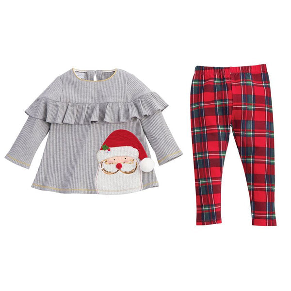 Tartan Santa Tunic Legging Set