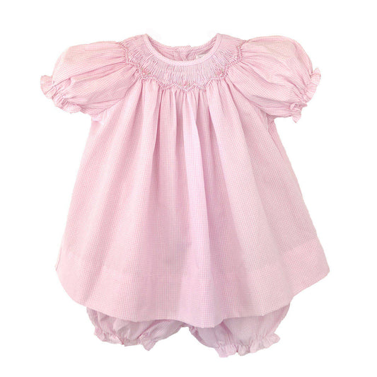 Pink Smocked Bishop ZigZag