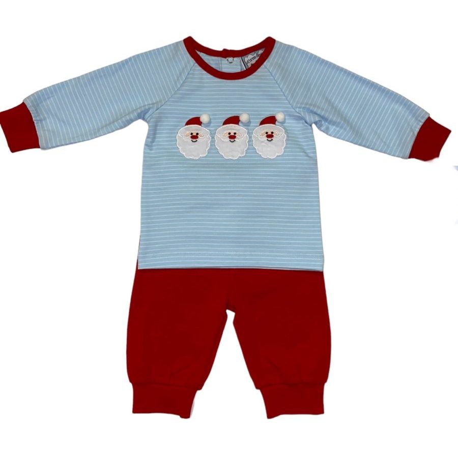 Santa Appliqué Jogger Set