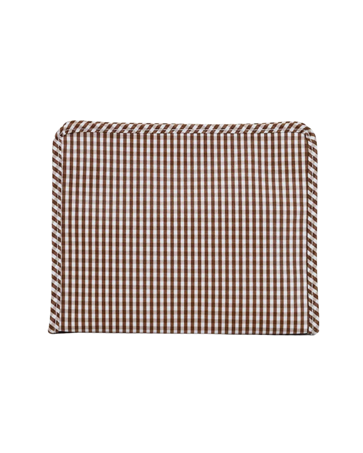 Roadie Large Zip Pouch- Gingham Coco by TRVL Design