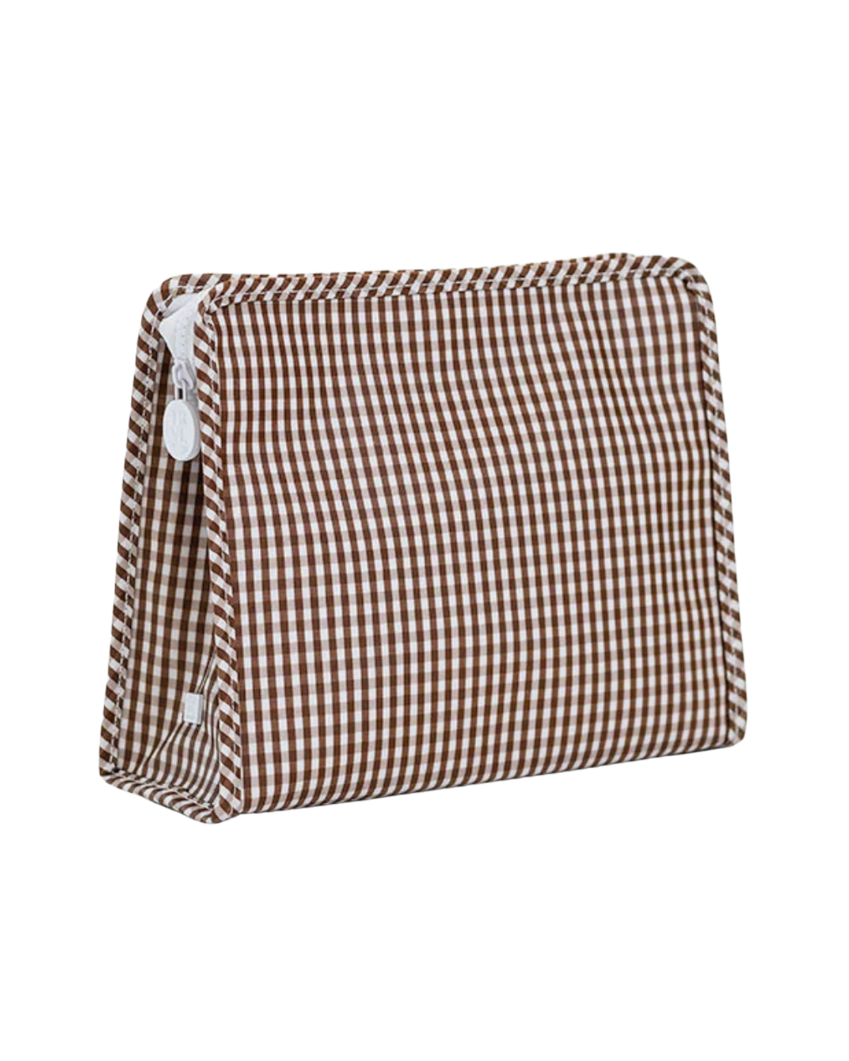 Roadie Medium Zip Pouch- Gingham Coco by TRVL Design