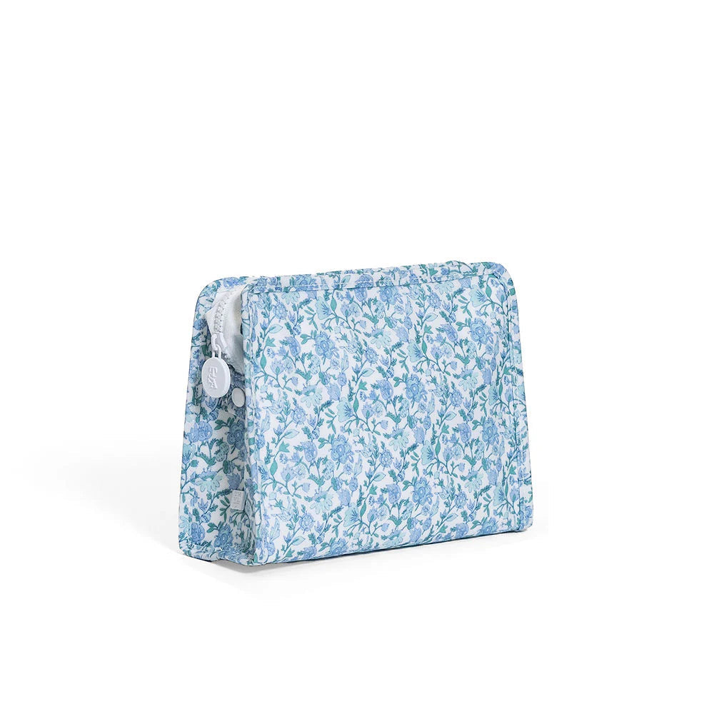 Roadie Medium Zip Pouch- Hamptons Floral by TRVL Design