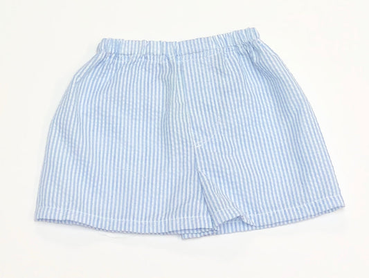 Baby Blue Seersucker Shorts