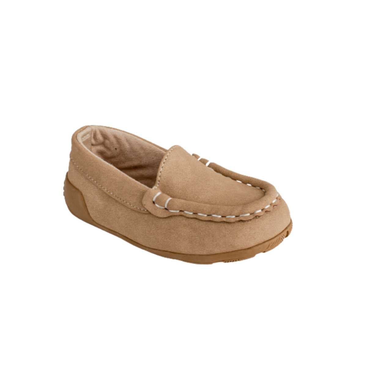 Ian Toddler Taupe Suede  Moccasin