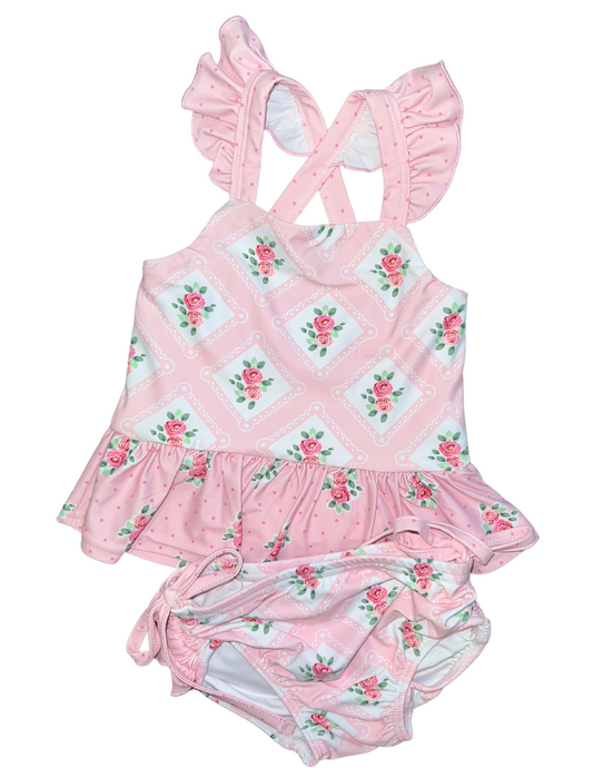 2pc Pink Rose Swimmy