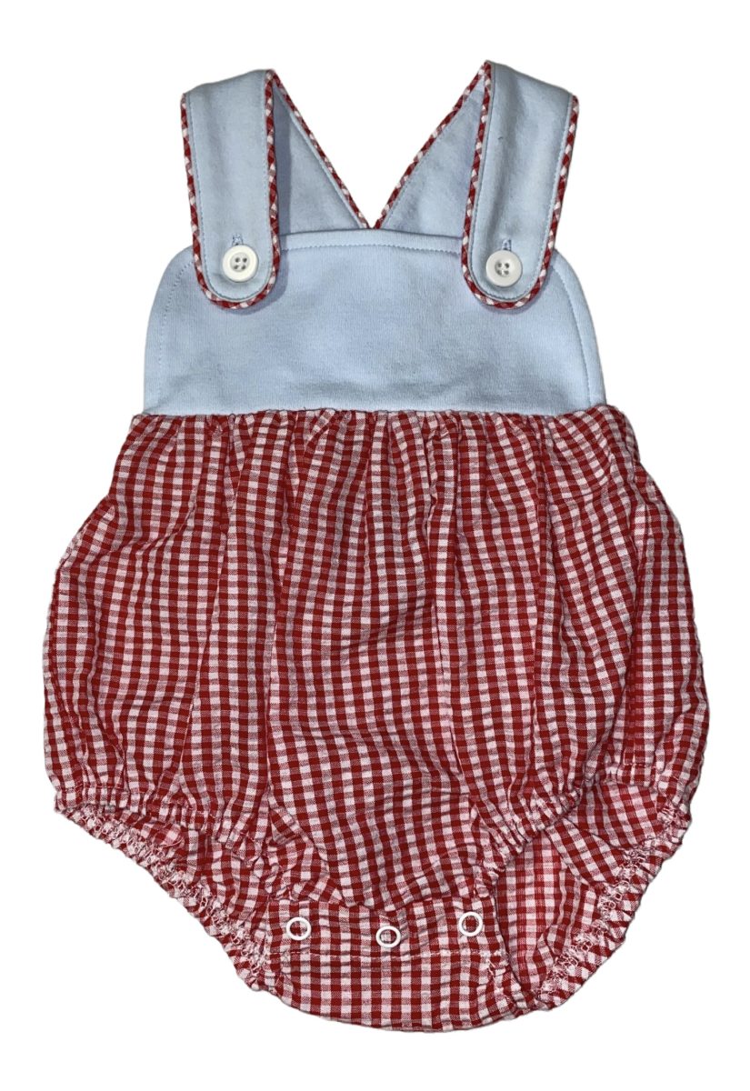 Red Gingham Liam Bubble