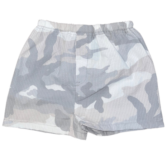 Camo Seersucker Short