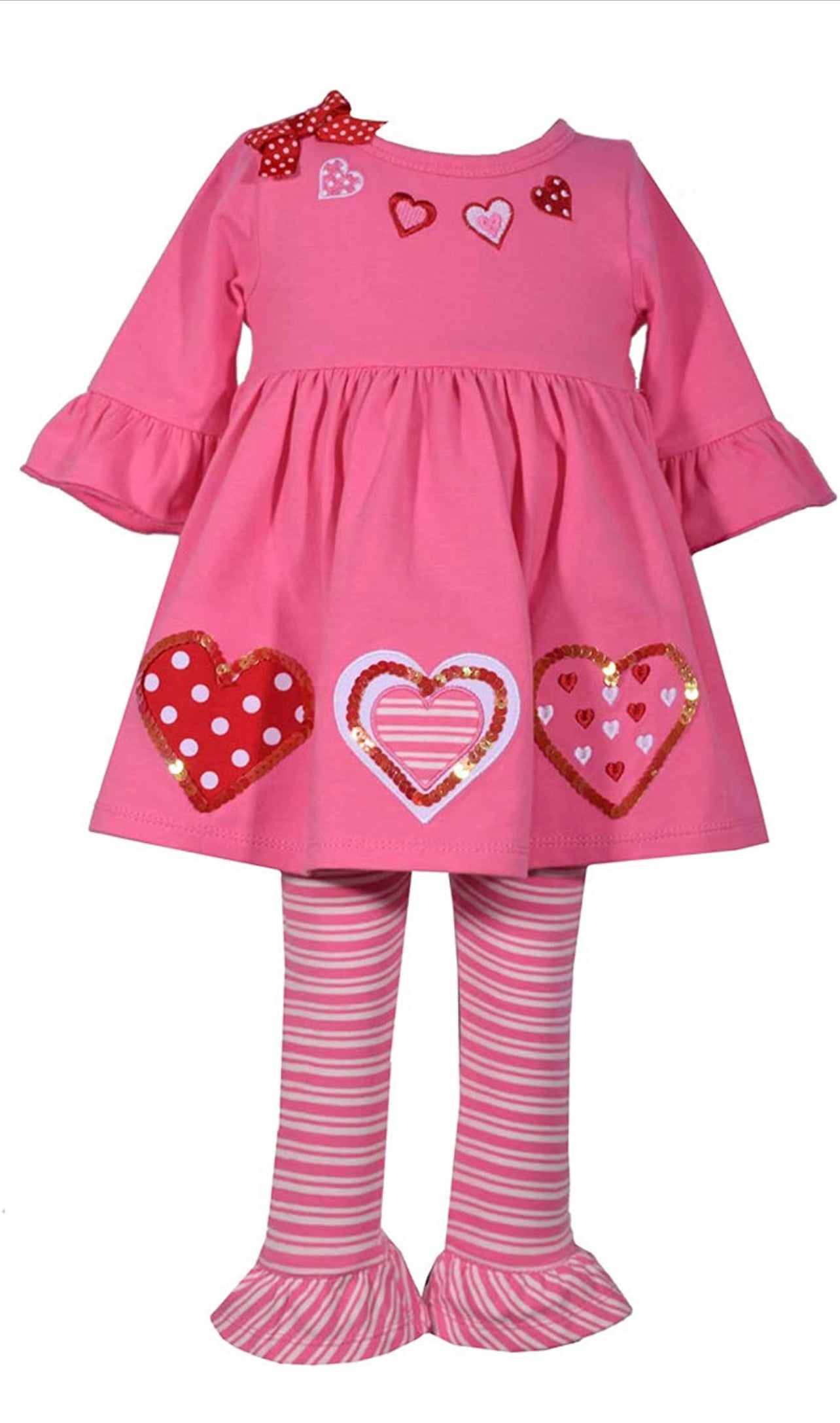 Bonnie Jean Pink Heart Set