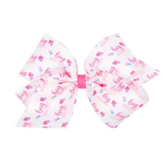 Big Sister Grosgrain Hair Bow