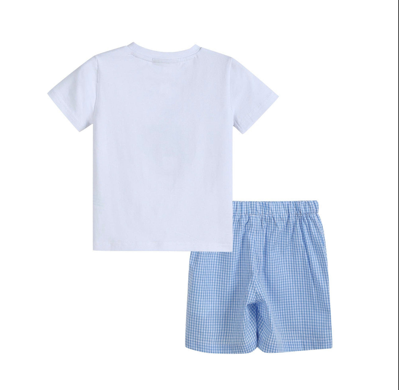 Blue Gingham Golf Set