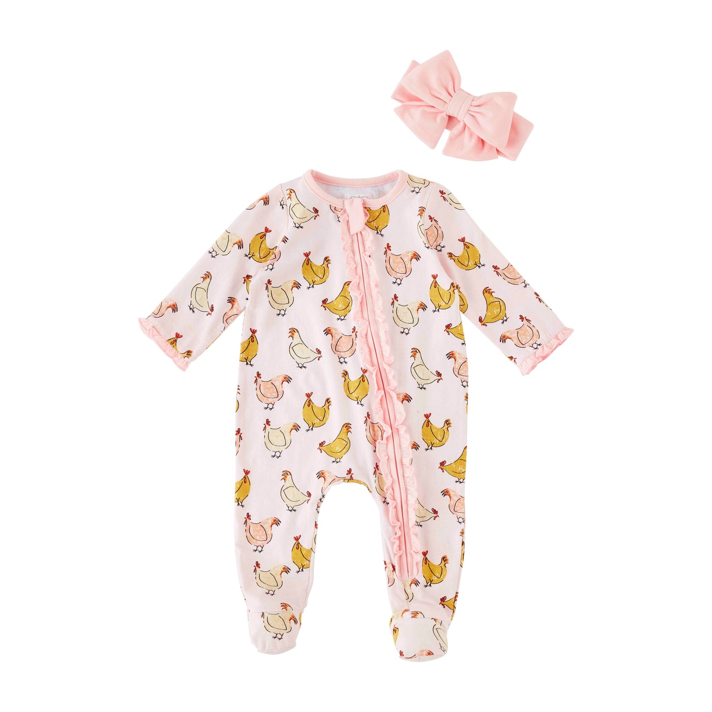 Mudpie Chicken Sleeper Set