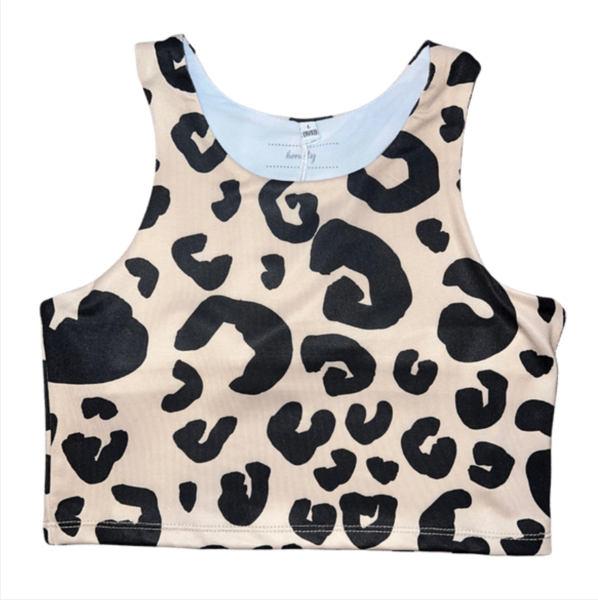 Leopard Crop Tank / Bra