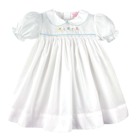 White Dress w/Bullion Bunnies