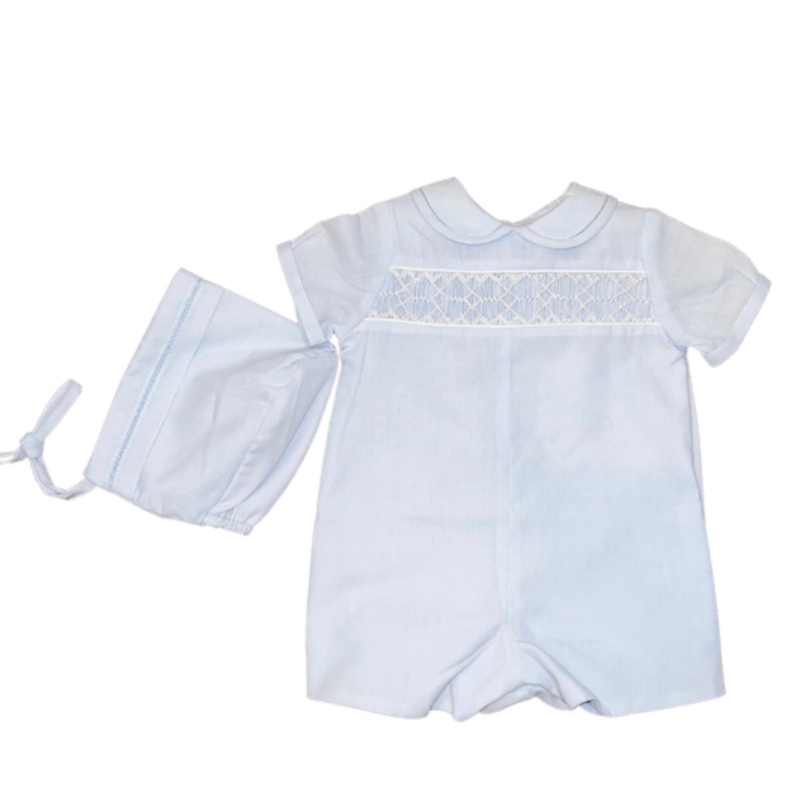 Mom & Me Baby Blue Smocked Set