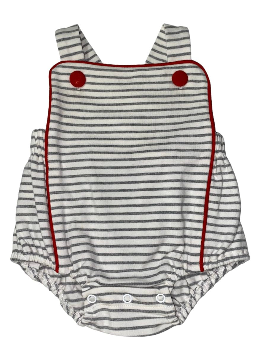 Grey Stripe Issac Sunsuit