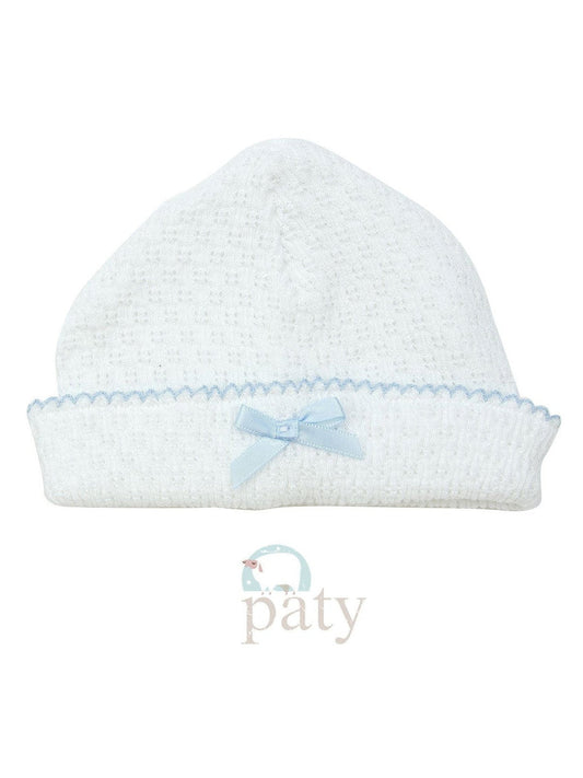 Paty Inc. white w/Blue Hat