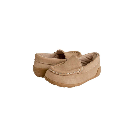 Ian Toddler Taupe Suede  Moccasin