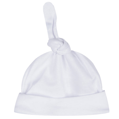 White Knotted Hat