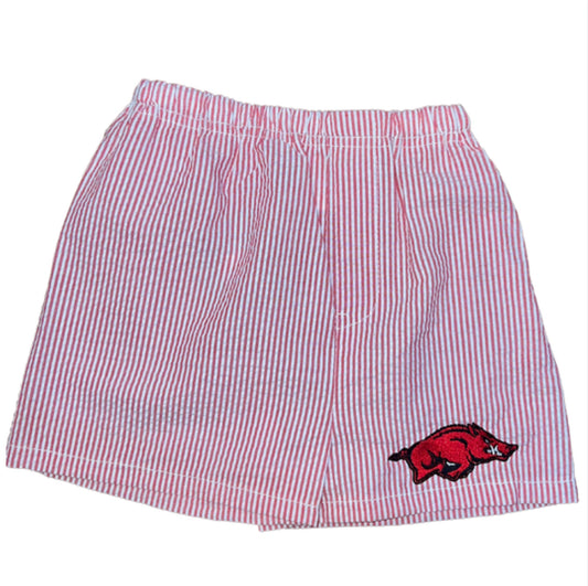 Razorback Seersucker Short