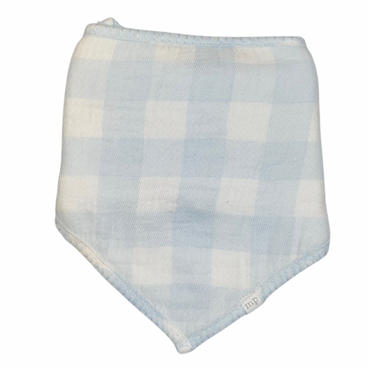 Blue Gingham Bib